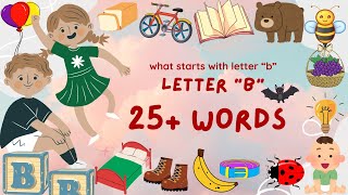 B- Vocabulary Words Beginning with B | Words start with letter B | B family words | TRAIN YOUR BRAIN