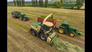 Krone Big X 480 & John Deere 6R - 6M Žito 2019