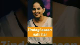 zindagi Aasan Nahi Hai##shortsvideo #motivationalquotes