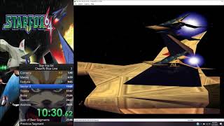 Star Fox 64 Cheat% Blue Line Speedrun(WR,25:12)