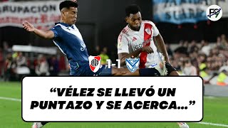 VÉLEZ SACÓ UN EMPATE CLAVE ANTE RIVER EN EL MONUMENTAL Y SE ACERCA AL CAMPEONATO 🔴