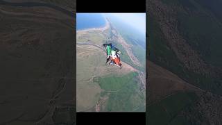 🪂Extreme Skydiving: 3 Wingsuit Flyers Above Iran’s Caspian Coast🪂#wingsuit #skydiving #adventures