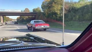 Pontiac GTO 67 on the road with friends