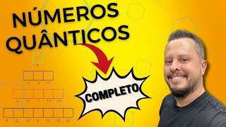 Números Quânticos - Aula Completa: Teoria e exercícios de Números Quânticos #química #químicageral