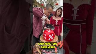 Cara memotong dadu merah #shorts #dubbing