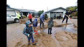 Los Osos rallies to help neighborhood hit by floodwaters