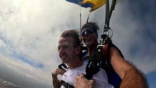 Santiago First Skydive! Tandem Jump from 10000 feet at iJump Gran Canaria