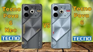 Tecno Pova 6 Neo vs Tecno Pova 6 Comparison || Specs || ATF 4U