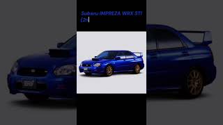 Все поколения Ралли Автомобиля Subaru IMPREZA WRX STI