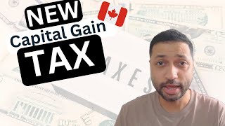 New Capital Gain Tax in Canada 2024