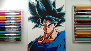 Speed Drawing Goku Ultra instinct ( Dragon Ball Super)