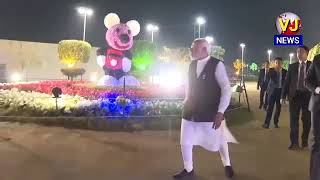 PM Modi visited a flower show in Ahmedabad || VJ NEWS