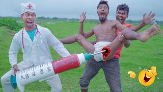 New Funniest Comedy Video 2024Injection Wala funny Video Doctor Funny Video | Doctor Ep 302