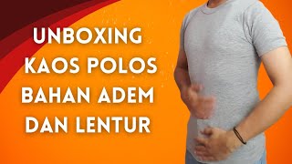 Rekomendasi Kaos POLOS BAhan Adem dan Lentur, Unboxing Kaos POLOS Merek Agree