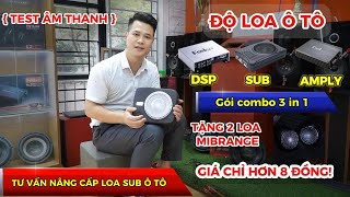 {Test loa Three Audio} FixAuto Tư vấn nâng cấp gói độ Loa Sub đơn giản và hiệu quả nhất| Độ loa ô tô