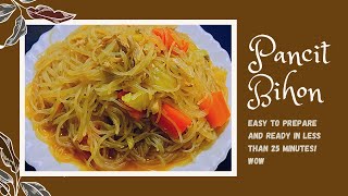 PANCIT BIHON SIMPLE RECIPE!