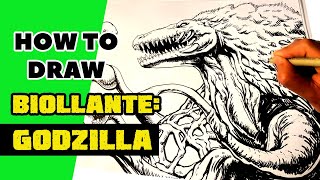 AMAZING How to Draw Biollante from GODZILLA