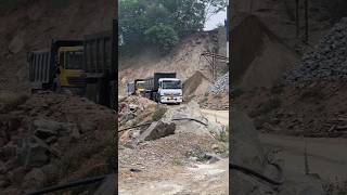 ചെക്കന്റെ വരവ് കണ്ടോ🔥BharatBenz 18 Wheel Tipper Trailer  #trending #bharatbenz #tipper #shorts