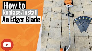 How To Replace/Install An Edger Blade | Landscaping | D’s Lawn & Landscape