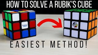 How To Solve a 3×3 Rubik's cube under 1 Minute Easiest method ever