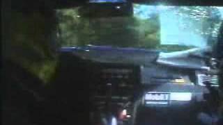 Inside a rally car crash