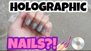 HOLOGRAPHIC NAILS?! // ReeSees