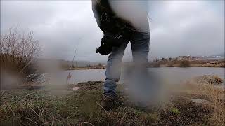 Trout Fishing A Pond In Fraser During A Storm!!