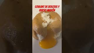 Coulant de Boletus y queso Mahón #food #recien #estrellamichelin #recetas #receta #restaurant