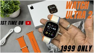 Apple Watch Ultra 2 Master Clone With on/off apple logo 1st time on youtube at 1999 Only