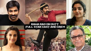 Ramarao On Duty Movie Full Star Cast And Crew |  Ravi Teja | Rajisha Vijayan | Divyansha Kaushik