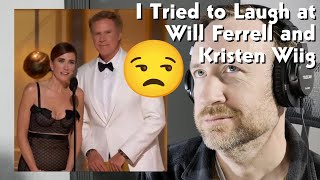 Will Ferrell & Kristen Wiig at Golden Globes Reaction - I wanted to laugh