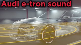 Audi e-tron's futuristic sound! (Audi electric)