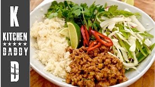 Thai Ground Pork and Basil | Kitchen Daddy