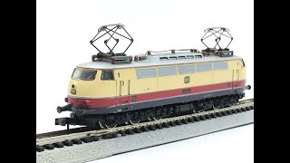 N Scale Deutsche Bahn Electric Locomotive Demo