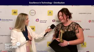 Insurance Times Awards 2022 Excellence in Technology - Distribution