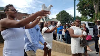 Michael Stalling Symbolic White Dove Release St Louis Doves Release Company