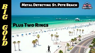 Big Gold Found Plus Two Rings - St. Pete Beach Metal Detecting