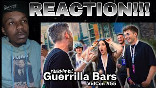 BROOO CHILLL!!!| Harry Mack VidCon Takeover | Guerrilla Bars 55 (REACTION!!!)