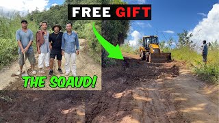 Repairing the Village Road for FREE