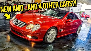 I Got A NEW MERCEDES SL55 AMG! (AND 4 MORE NEW CARS!) - GARAGE UPDATE