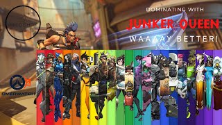 Overwatch 2 Junker Queen DOMINATING // Waaaaay better!