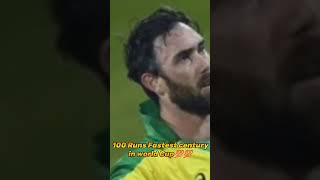 Fastest century 👌👌 world Cup status 💯💯 #wc2023 #glennmaxwell #cricket