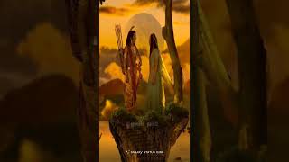 Ram Siya Ram 🙏❤️🙏| Jai Shri Ram | Prabhas Kriti Sanon | Adipurush Movie Song #shorts