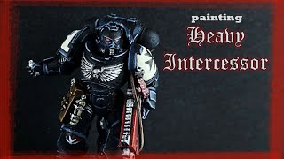 Painting a Black Templar Heavy Intercessor Space Marine!