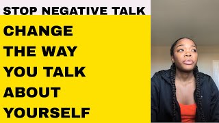 Stop Negative Self Talk