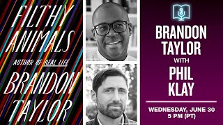 Brandon Taylor presents Filthy Animals in conversation with Phil Klay