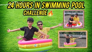 24 HOURS IN SWIMMING POOL CHALLENGE🔥/vibeshorts1m