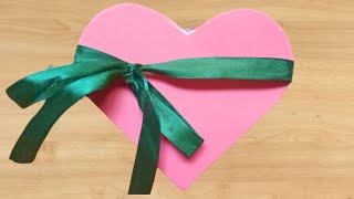 how to make heart shape greeting card for mother's day | Mother's day special Card