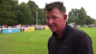 Matthew Heath really pleased and proud of Askari at Burghley