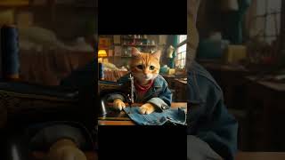 A cat on the international T-stage#cat #cat #aiimages #funny #funnyvideo #pets #shorts